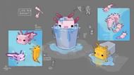 Axolotl's concept art (Image via Mariana Salimena)